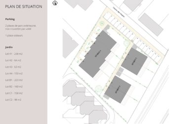 Projet de 4 villas mitoyennes de 4.5 pièces