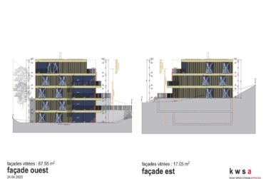 Appartement neuf de 3 pièces avec balcon orienté plein sud