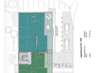 Attique neuf de 4.5 pièces avec deux terrasses