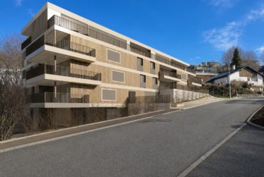 Appartement neuf de 3 pièces avec grande terrasse