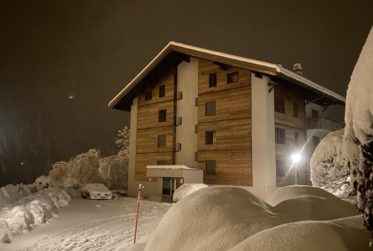 Ihr Winter mit Blick auf die Dents du Midi